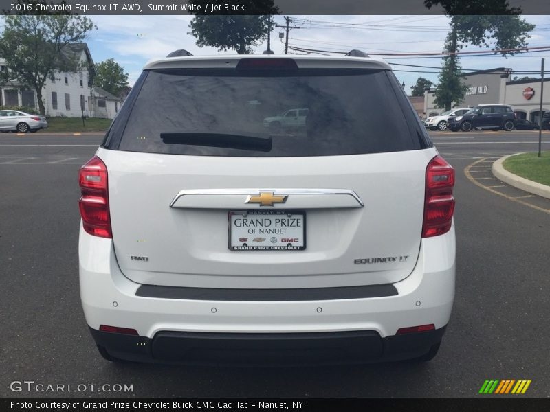 Summit White / Jet Black 2016 Chevrolet Equinox LT AWD
