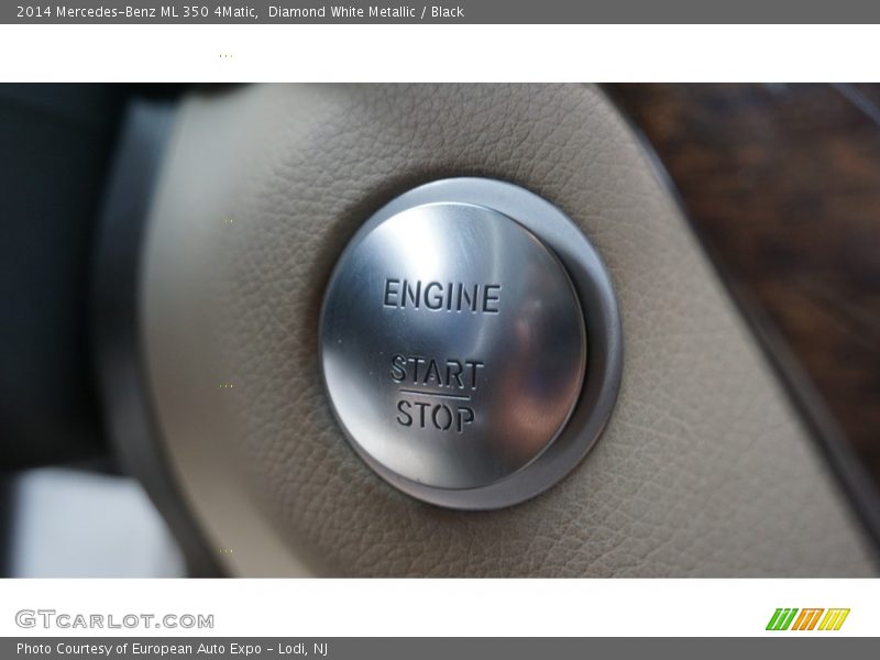 Diamond White Metallic / Black 2014 Mercedes-Benz ML 350 4Matic