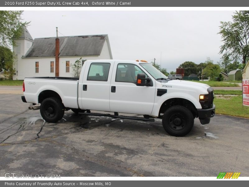 Oxford White / Camel 2010 Ford F250 Super Duty XL Crew Cab 4x4