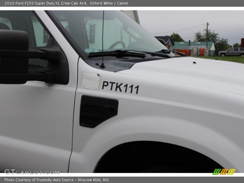 Oxford White / Camel 2010 Ford F250 Super Duty XL Crew Cab 4x4