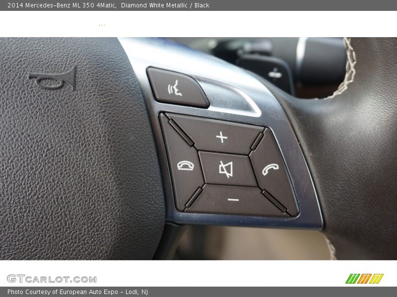 Diamond White Metallic / Black 2014 Mercedes-Benz ML 350 4Matic