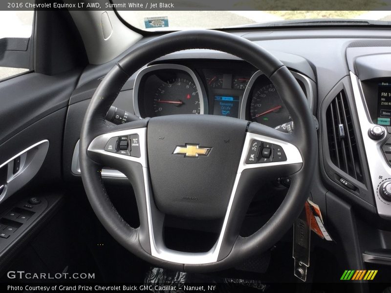 Summit White / Jet Black 2016 Chevrolet Equinox LT AWD