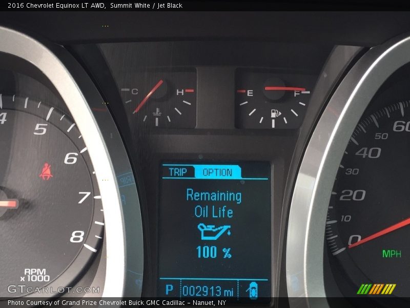 Summit White / Jet Black 2016 Chevrolet Equinox LT AWD