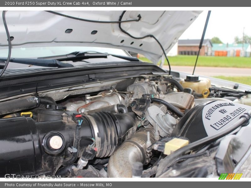 Oxford White / Camel 2010 Ford F250 Super Duty XL Crew Cab 4x4
