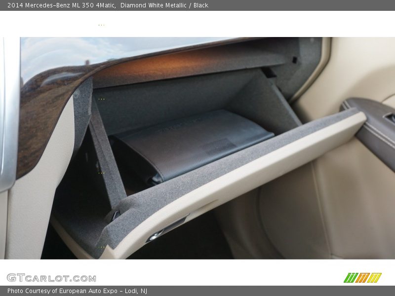 Diamond White Metallic / Black 2014 Mercedes-Benz ML 350 4Matic
