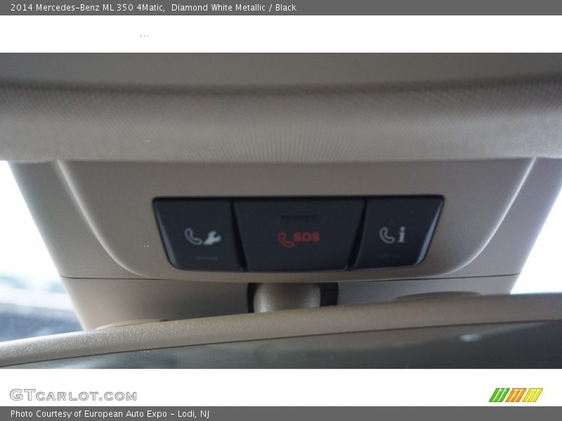 Diamond White Metallic / Black 2014 Mercedes-Benz ML 350 4Matic