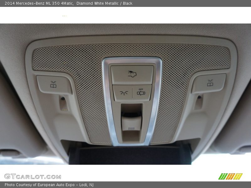 Diamond White Metallic / Black 2014 Mercedes-Benz ML 350 4Matic