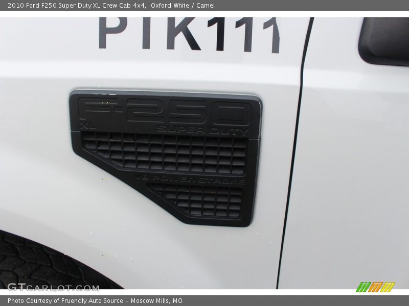 Oxford White / Camel 2010 Ford F250 Super Duty XL Crew Cab 4x4