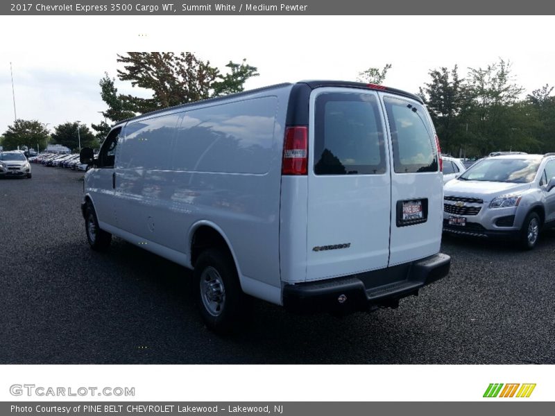 Summit White / Medium Pewter 2017 Chevrolet Express 3500 Cargo WT