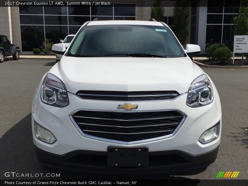 Summit White / Jet Black 2017 Chevrolet Equinox LT AWD