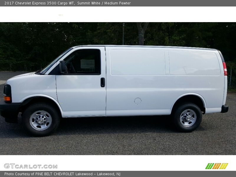 Summit White / Medium Pewter 2017 Chevrolet Express 3500 Cargo WT
