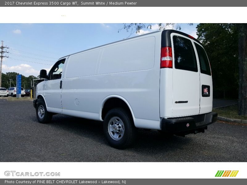 Summit White / Medium Pewter 2017 Chevrolet Express 3500 Cargo WT