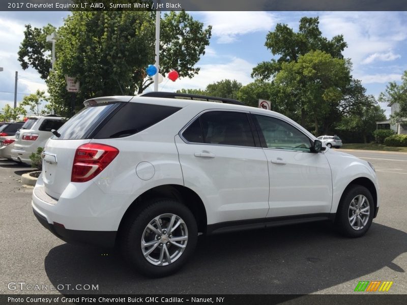 Summit White / Jet Black 2017 Chevrolet Equinox LT AWD