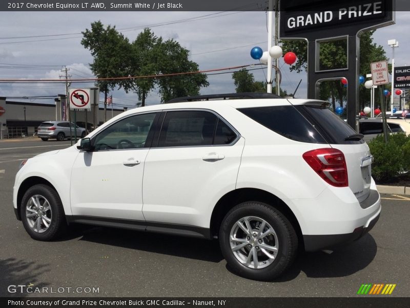 Summit White / Jet Black 2017 Chevrolet Equinox LT AWD