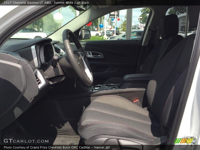 Summit White / Jet Black 2017 Chevrolet Equinox LT AWD