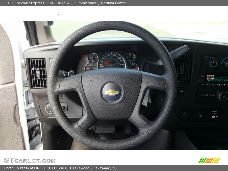 Summit White / Medium Pewter 2017 Chevrolet Express 3500 Cargo WT