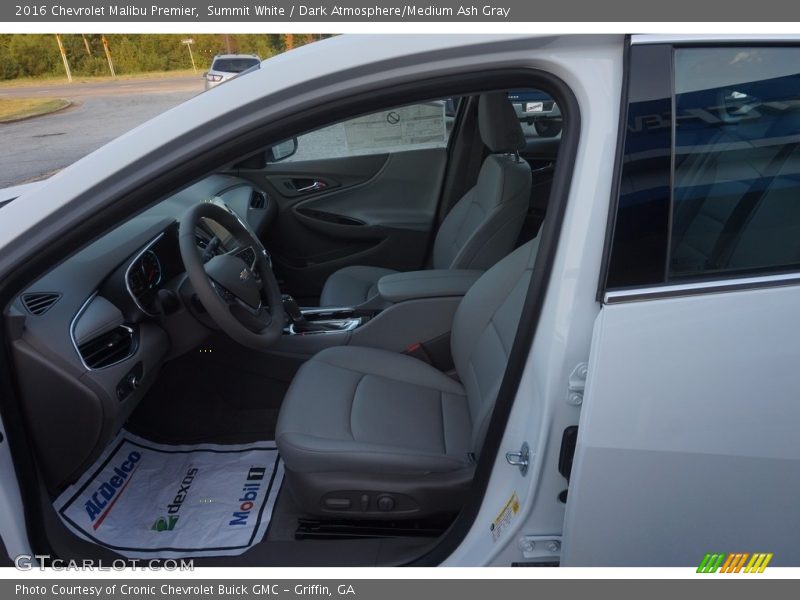 Summit White / Dark Atmosphere/Medium Ash Gray 2016 Chevrolet Malibu Premier