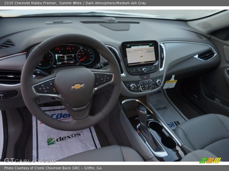 Summit White / Dark Atmosphere/Medium Ash Gray 2016 Chevrolet Malibu Premier