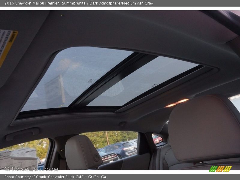 Summit White / Dark Atmosphere/Medium Ash Gray 2016 Chevrolet Malibu Premier
