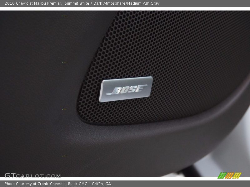 Summit White / Dark Atmosphere/Medium Ash Gray 2016 Chevrolet Malibu Premier