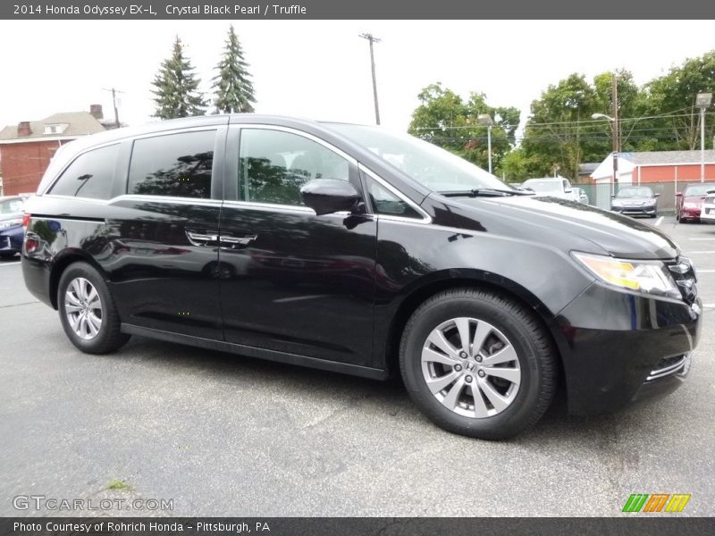 Crystal Black Pearl / Truffle 2014 Honda Odyssey EX-L