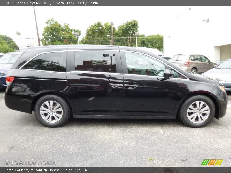 Crystal Black Pearl / Truffle 2014 Honda Odyssey EX-L