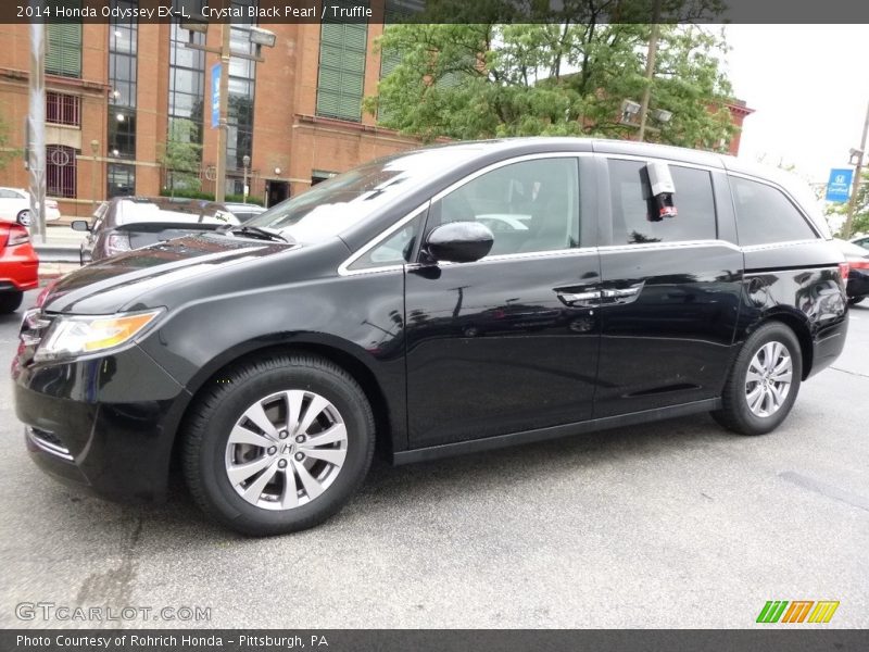 Crystal Black Pearl / Truffle 2014 Honda Odyssey EX-L