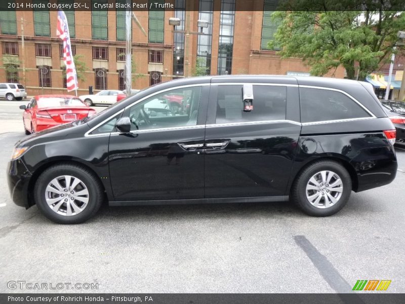 Crystal Black Pearl / Truffle 2014 Honda Odyssey EX-L