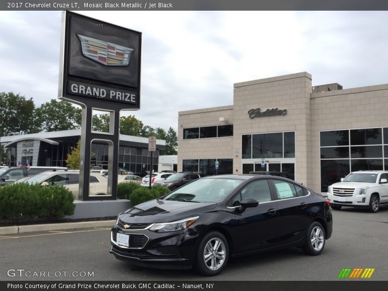 Mosaic Black Metallic / Jet Black 2017 Chevrolet Cruze LT