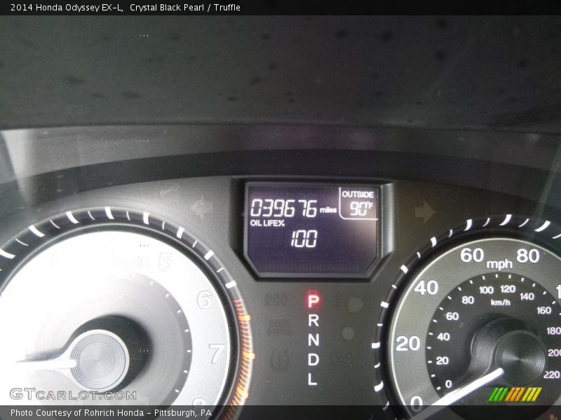 Crystal Black Pearl / Truffle 2014 Honda Odyssey EX-L