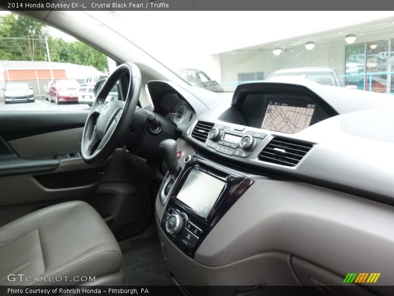 Crystal Black Pearl / Truffle 2014 Honda Odyssey EX-L