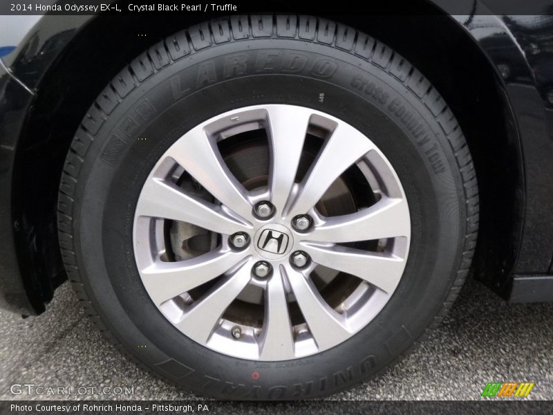 Crystal Black Pearl / Truffle 2014 Honda Odyssey EX-L