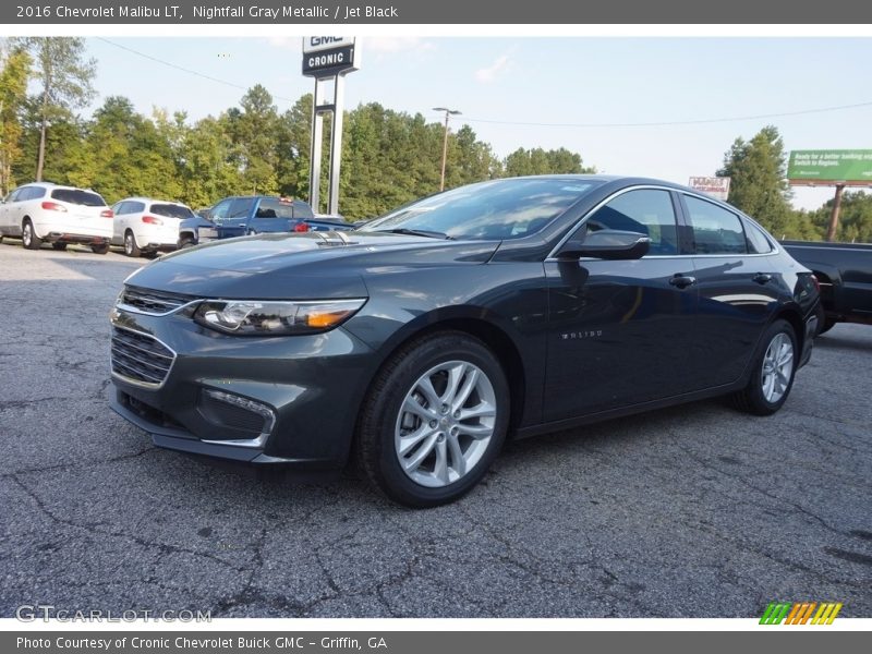Nightfall Gray Metallic / Jet Black 2016 Chevrolet Malibu LT
