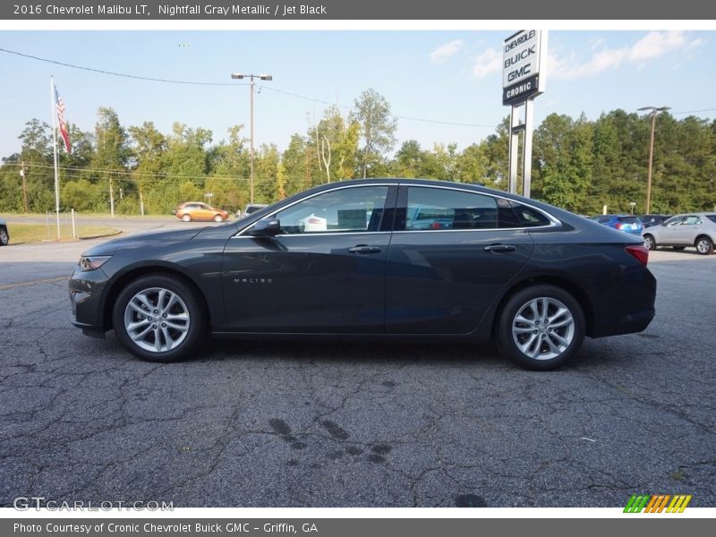 Nightfall Gray Metallic / Jet Black 2016 Chevrolet Malibu LT