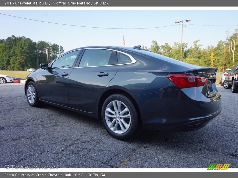Nightfall Gray Metallic / Jet Black 2016 Chevrolet Malibu LT