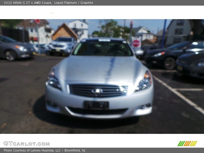 Liquid Platinum / Graphite 2013 Infiniti G 37 x AWD Coupe