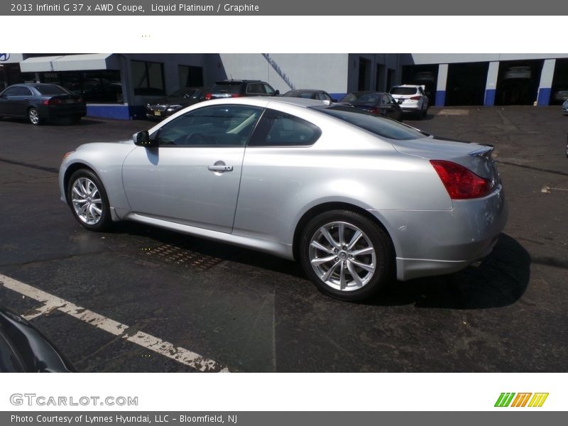 Liquid Platinum / Graphite 2013 Infiniti G 37 x AWD Coupe