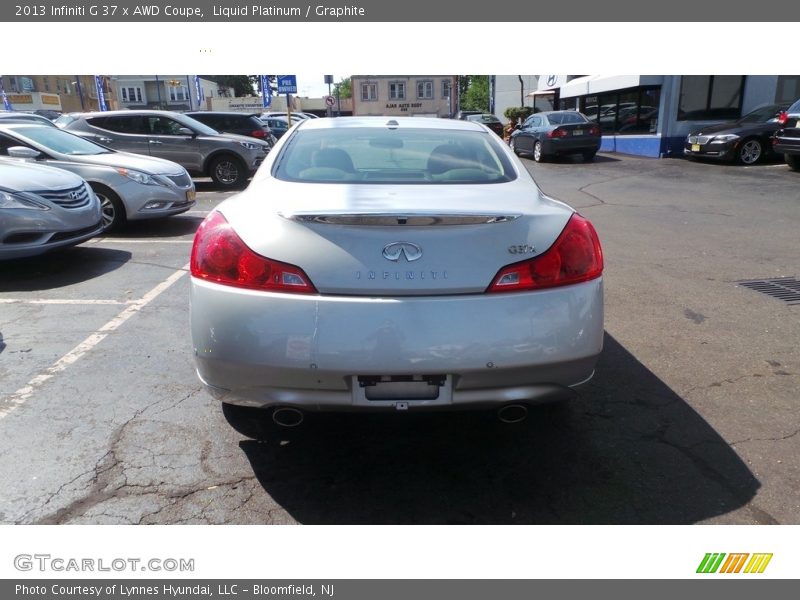 Liquid Platinum / Graphite 2013 Infiniti G 37 x AWD Coupe