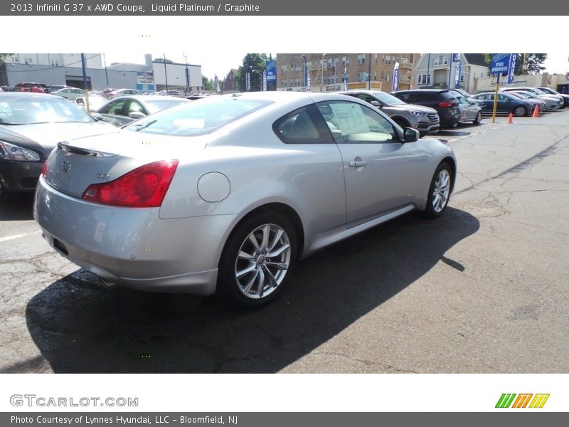 Liquid Platinum / Graphite 2013 Infiniti G 37 x AWD Coupe