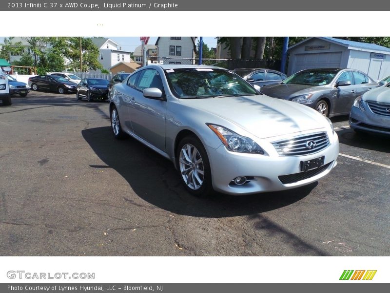 Liquid Platinum / Graphite 2013 Infiniti G 37 x AWD Coupe