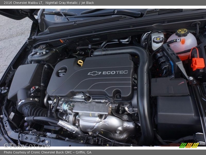 Nightfall Gray Metallic / Jet Black 2016 Chevrolet Malibu LT