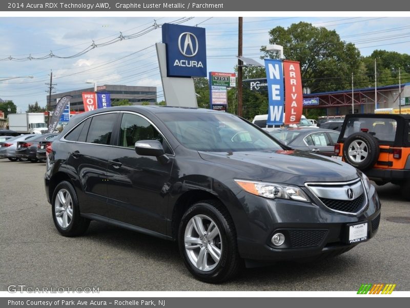Graphite Luster Metallic / Parchment 2014 Acura RDX Technology AWD