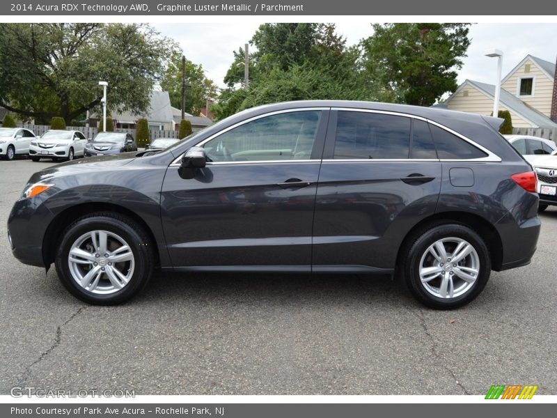 Graphite Luster Metallic / Parchment 2014 Acura RDX Technology AWD