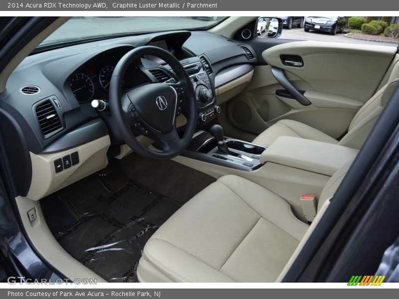 Graphite Luster Metallic / Parchment 2014 Acura RDX Technology AWD