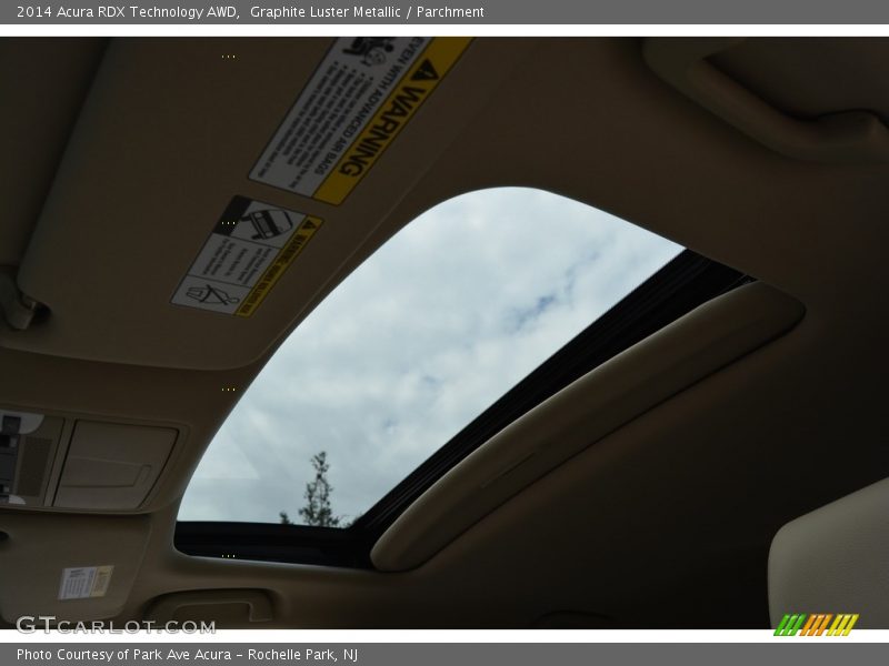 Graphite Luster Metallic / Parchment 2014 Acura RDX Technology AWD