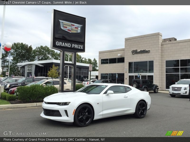 Summit White / Jet Black 2017 Chevrolet Camaro LT Coupe