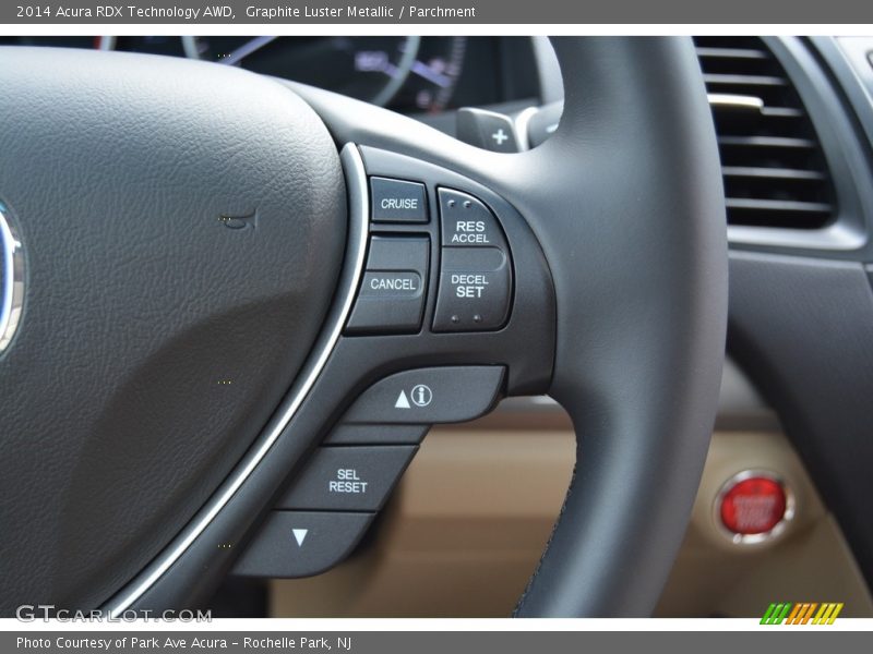 Graphite Luster Metallic / Parchment 2014 Acura RDX Technology AWD