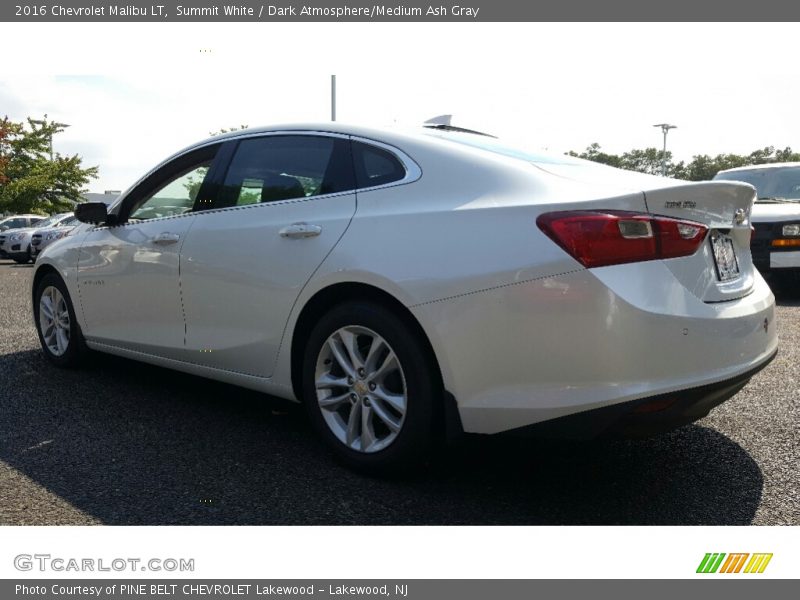 Summit White / Dark Atmosphere/Medium Ash Gray 2016 Chevrolet Malibu LT