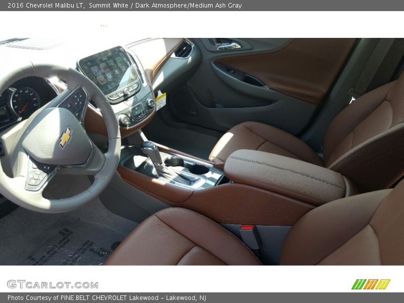 Summit White / Dark Atmosphere/Medium Ash Gray 2016 Chevrolet Malibu LT