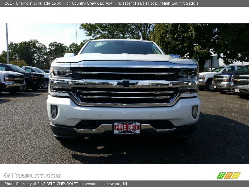 Iridescent Pearl Tricoat / High Country Saddle 2017 Chevrolet Silverado 1500 High Country Crew Cab 4x4